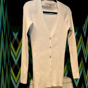 Juicy Couture White Cotton Sweater - size L Large